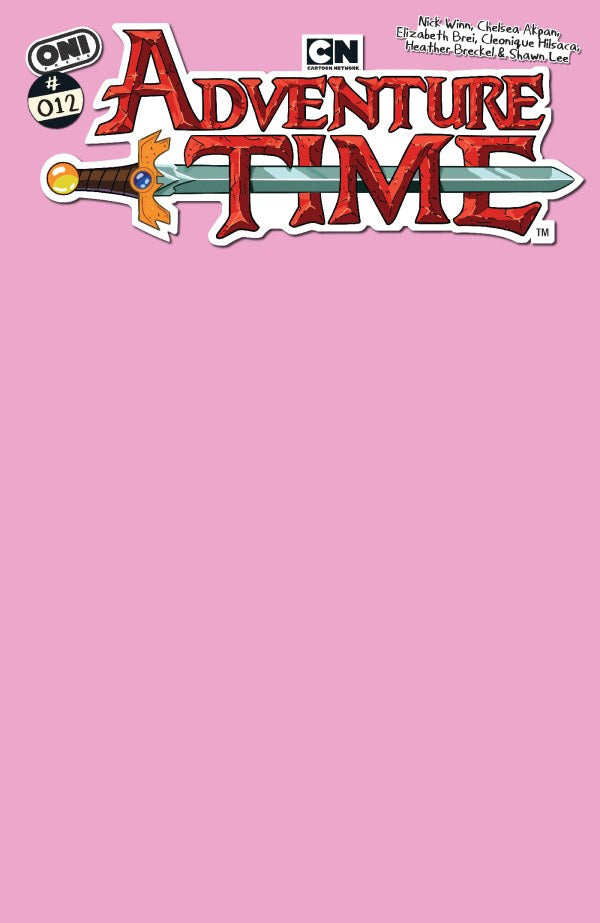 ADVENTURE TIME #12 — Cover C — Gumball Guardian Pink — Blank Cover