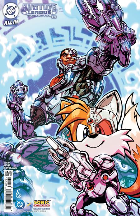 Justice League Unlimited #19 CVR F Carlos Danda DC X Sonic Card Stock VAR