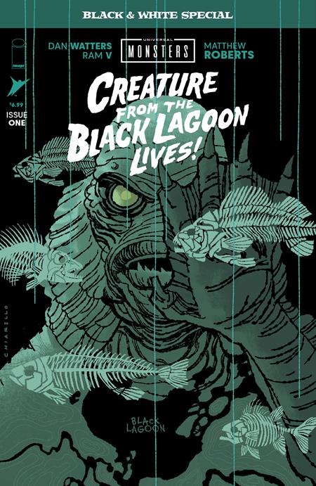 Universal Monsters Creature From The Black Lagoon Lives Black & White Special #1
