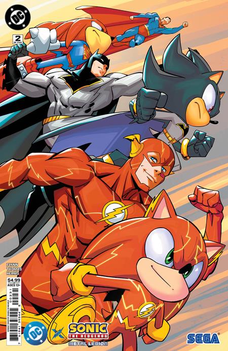 DC X SONIC THE HEDGEHOG THE METAL LEGION #2 (OF 5) CVR C DANIELE DI NICUOLO CARD