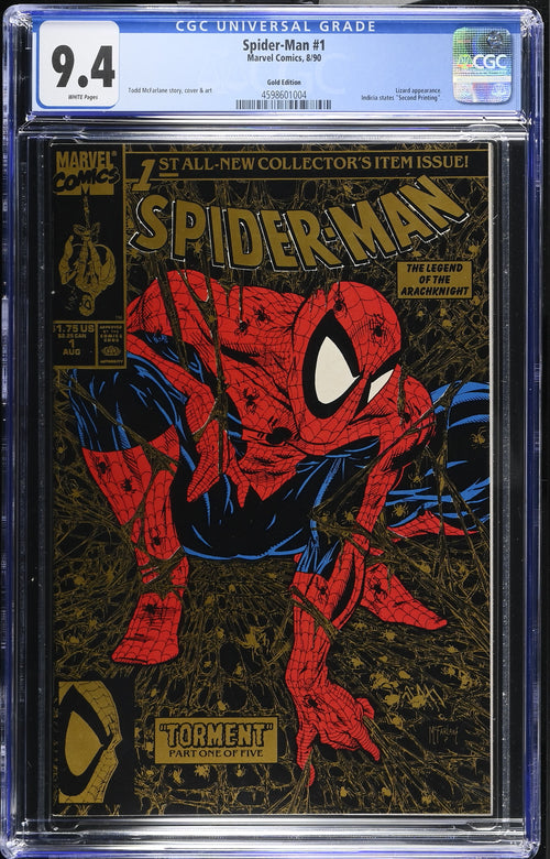 Spider-Man #1 Gold Edition - CGC 9.4