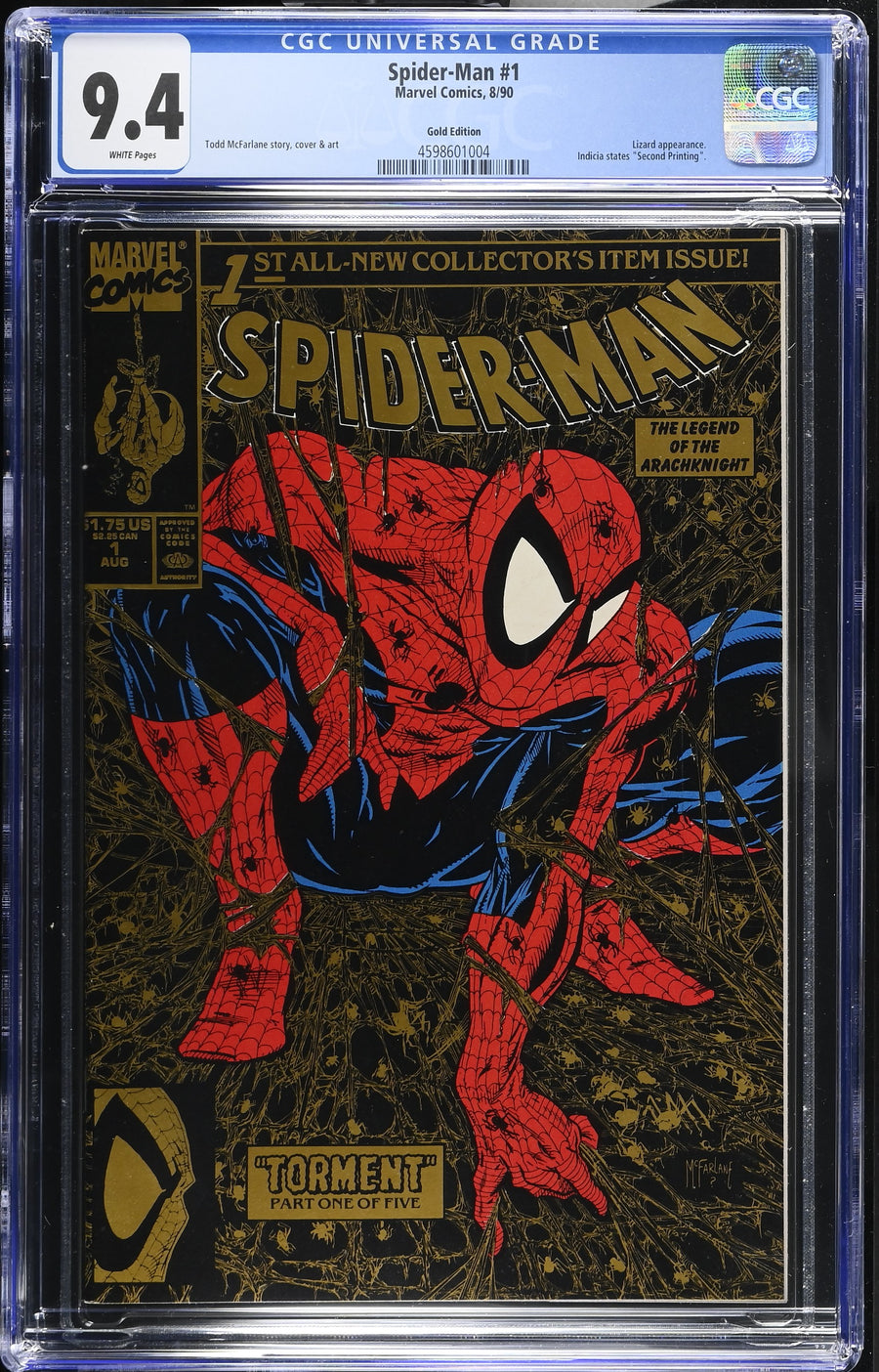 Spider-Man #1 Gold Edition - CGC 9.4