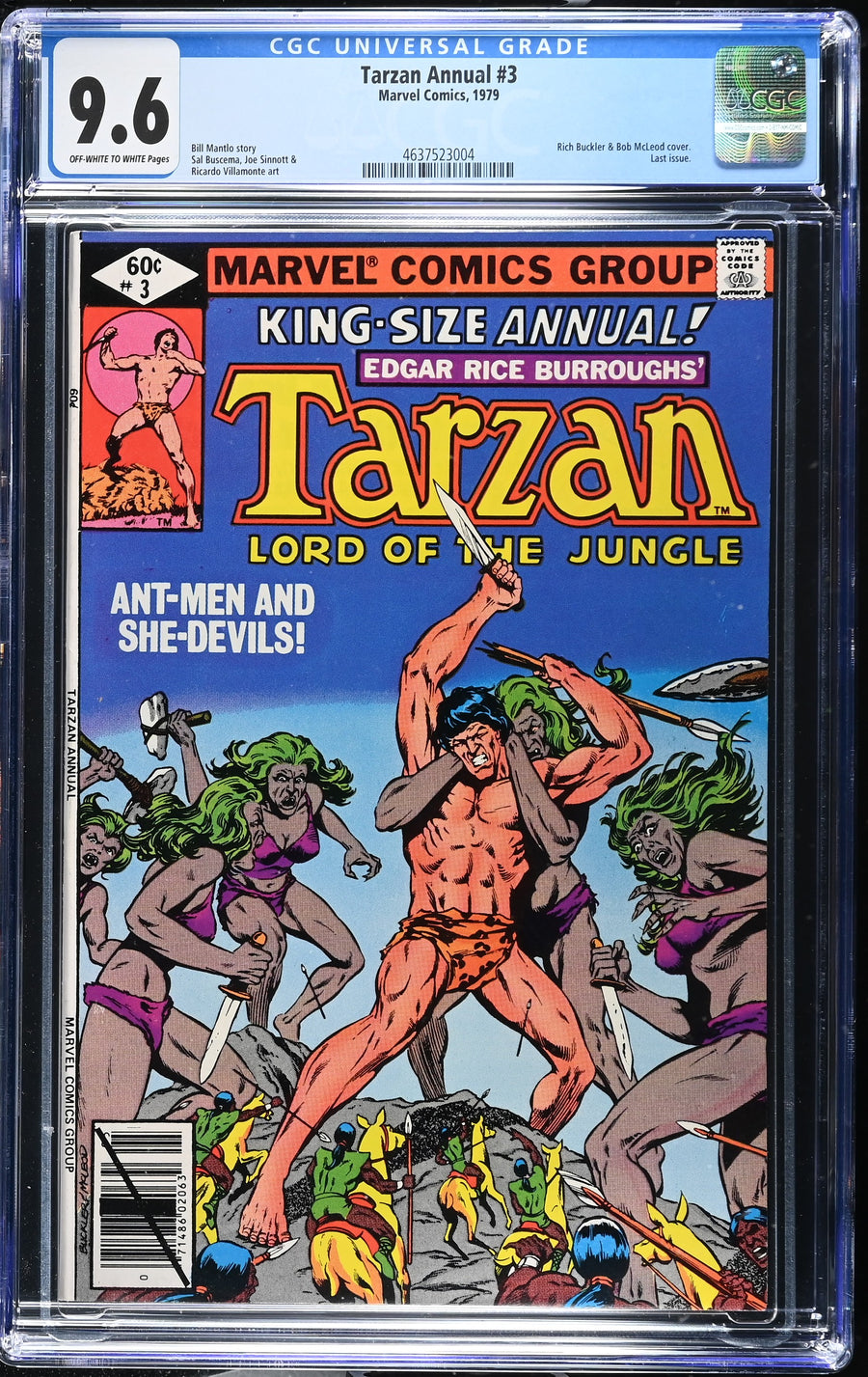 Tarzan Annual #3 - CGC 9.6