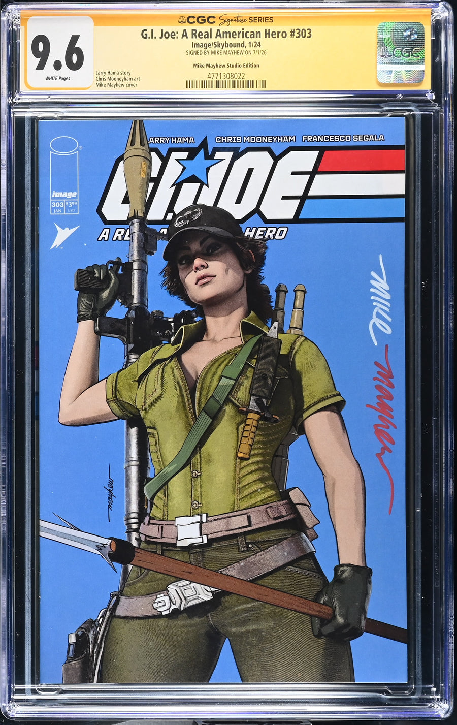 G.I. Joe: A Real American Hero #303 Mayhew - CGC 9.6