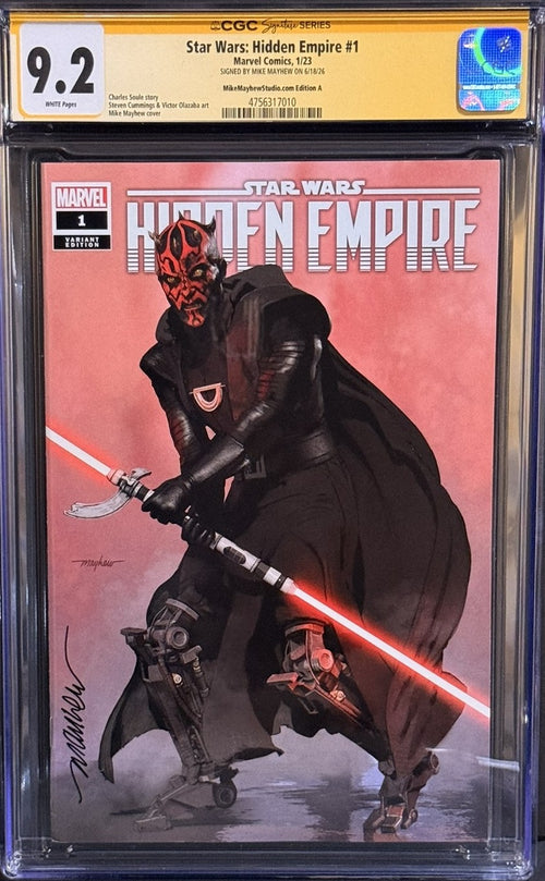 Star Wars: Hidden Empire #1 Mayhew - CGC 9.2