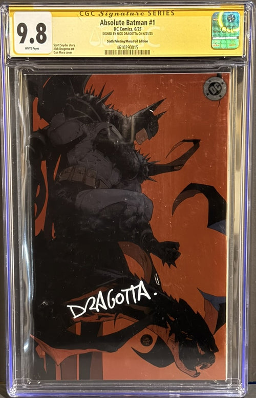Absolute Batman #1BF - 6th Printing - Dan Mora - Foil