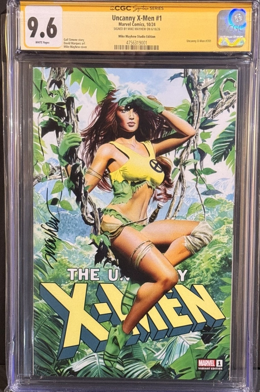 Uncanny X-Men, Vol. 6 #1Z - Mike Mayhew
