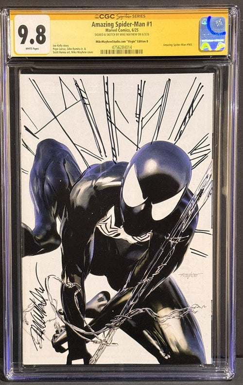 The Amazing Spider-Man, Vol. 7 #1AH - Mike Mayhew Black Suit