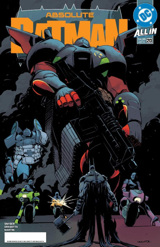 ABSOLUTE BATMAN #20 CVR A NICK DRAGOTTA (Replacement copies/Second printing) (NE